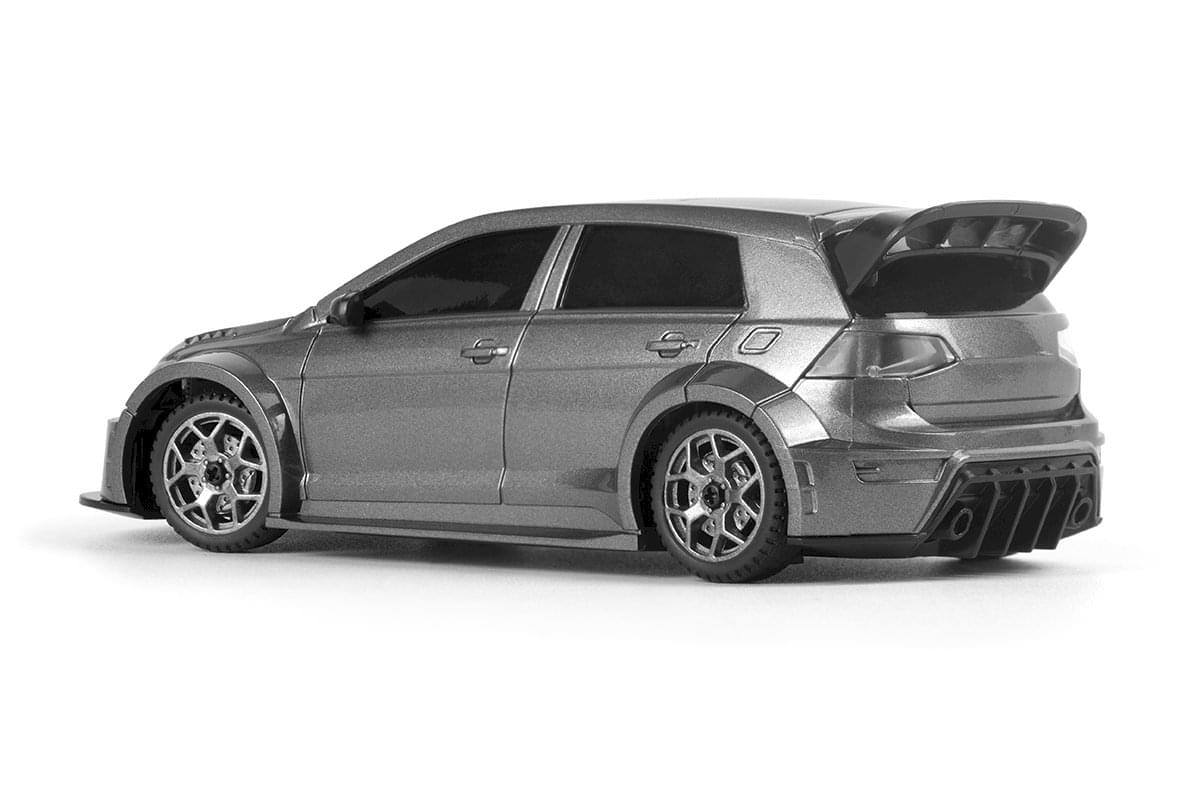 Voiture drift Blackzon Myte Racer gris 1/43 - 548101 - Breizh Modélisme.