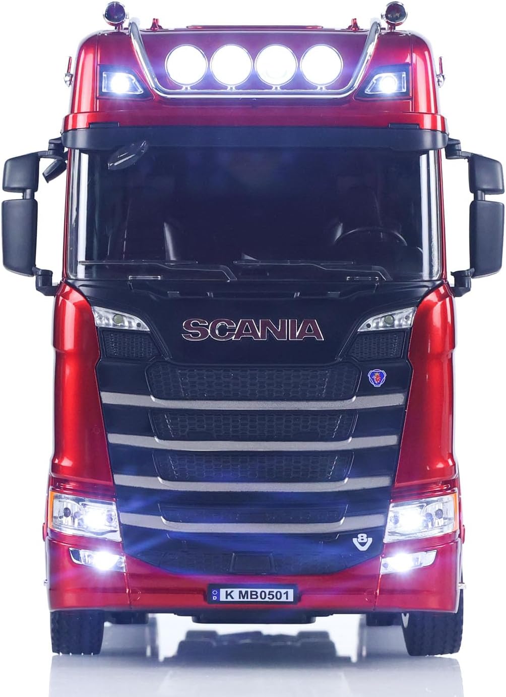 Camion Huina Scania 770S RC Truck RTR rouge