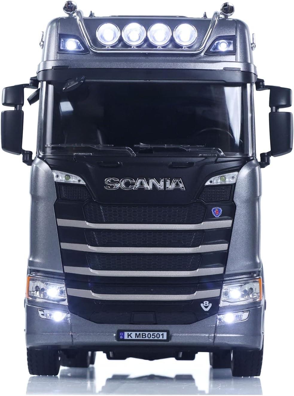 Camion Huina Scania 770S RC Truck RTR gris 1501