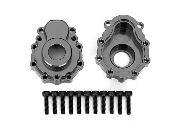 Carter de sortie de pont extérieur Alu gris - Traxxas TRX8251A