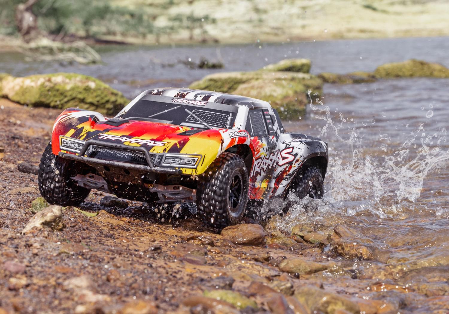 Traxxas Slash 2WD VX3 brushless rouge 58434-4