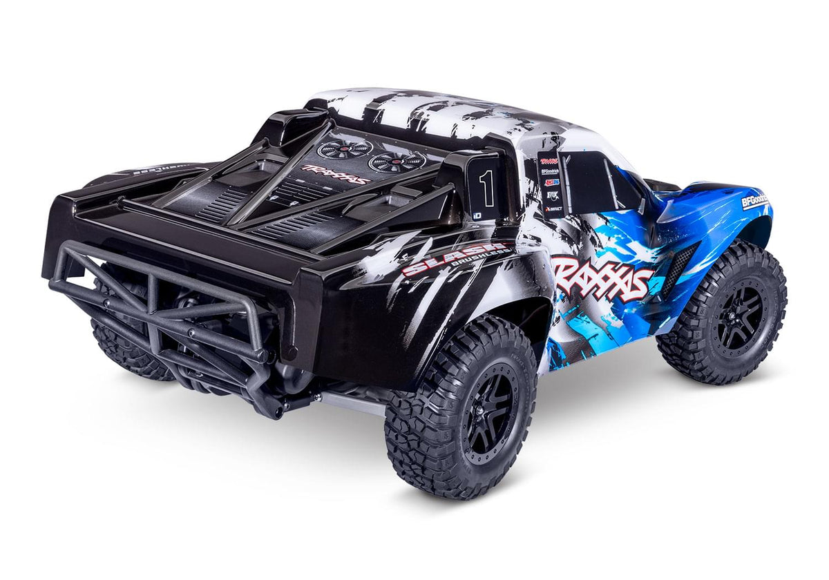 Traxxas Slash 2WD VX3 brushless bleu 58434-4