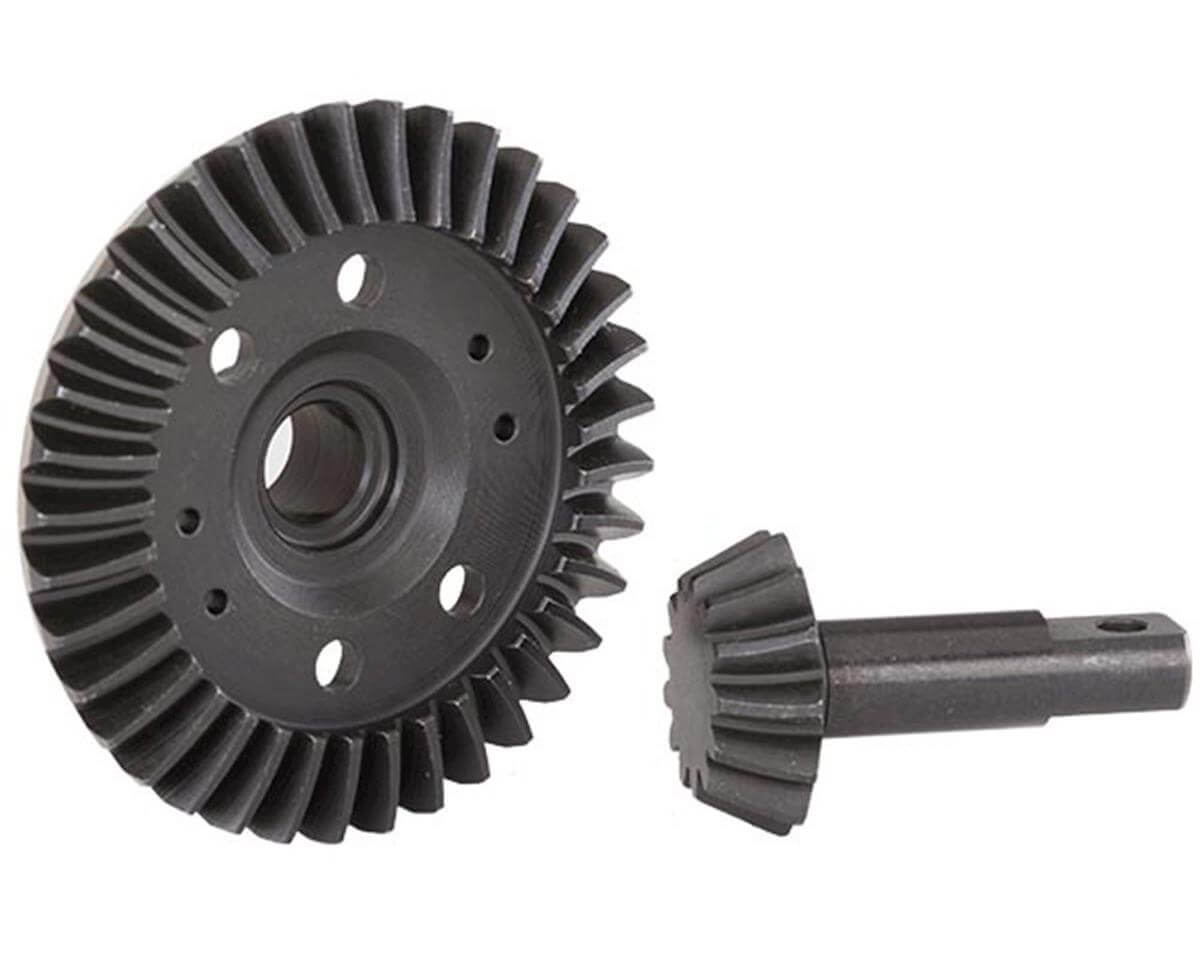 Traxxas 5379R Couronne de différentiel et pignon d'attaque Spiral