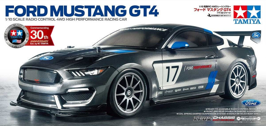 Tamiya TT02 Ford Mustang GT4 / 58664 Kit à monter