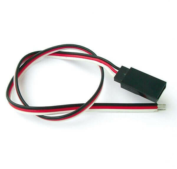 Cordon servo Femelle Futaba 30cm - 130451 - Breizh Modélisme.