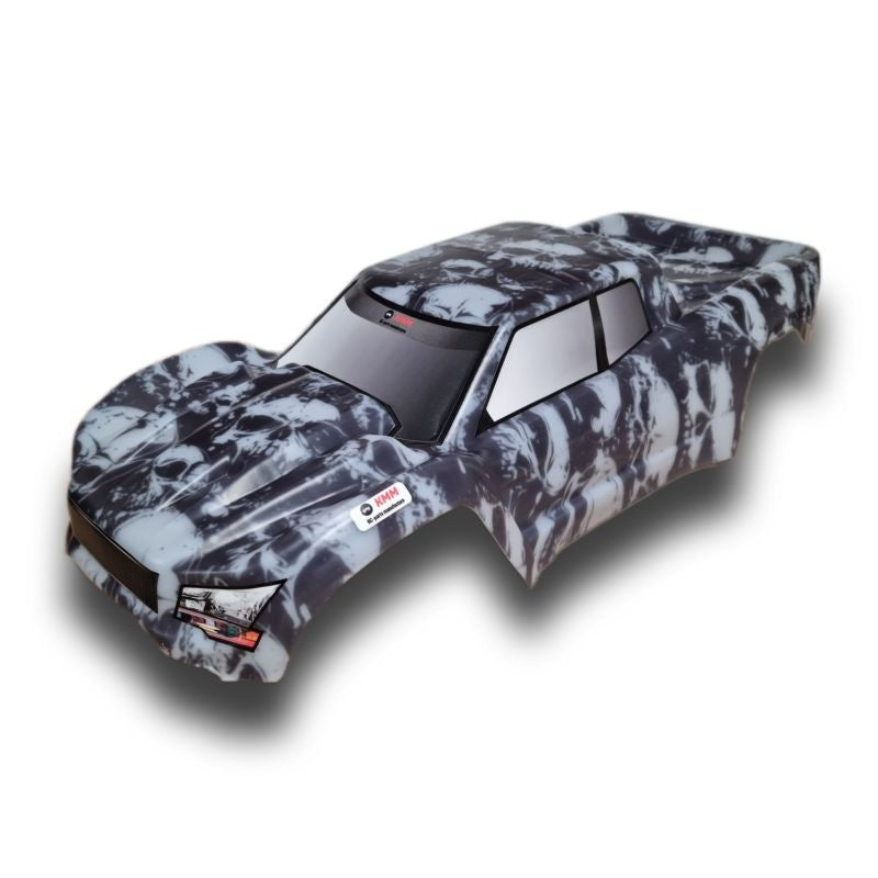 Carrosserie KMM incassable design Skull pour Traxxas XMAXX - KMM001005SK - Breizh Modélisme.