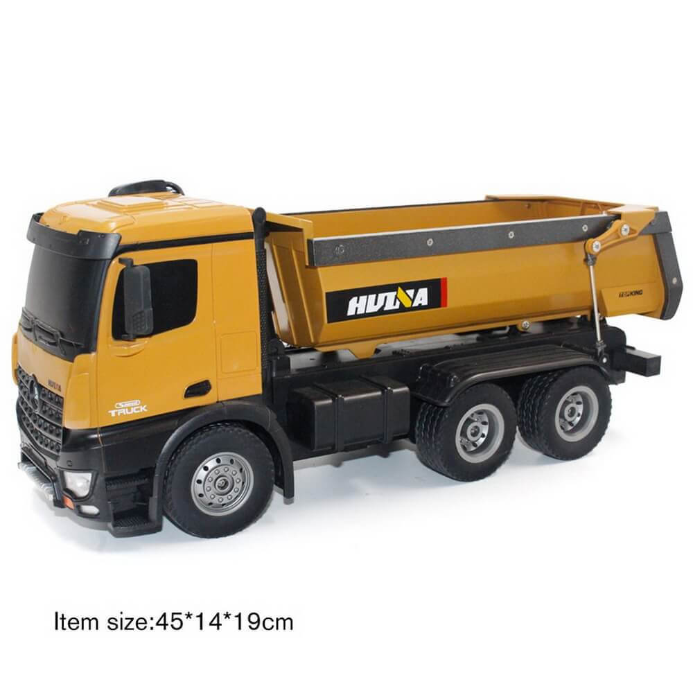 Camion Benne RC en Métal 1/14 - Huina 1573