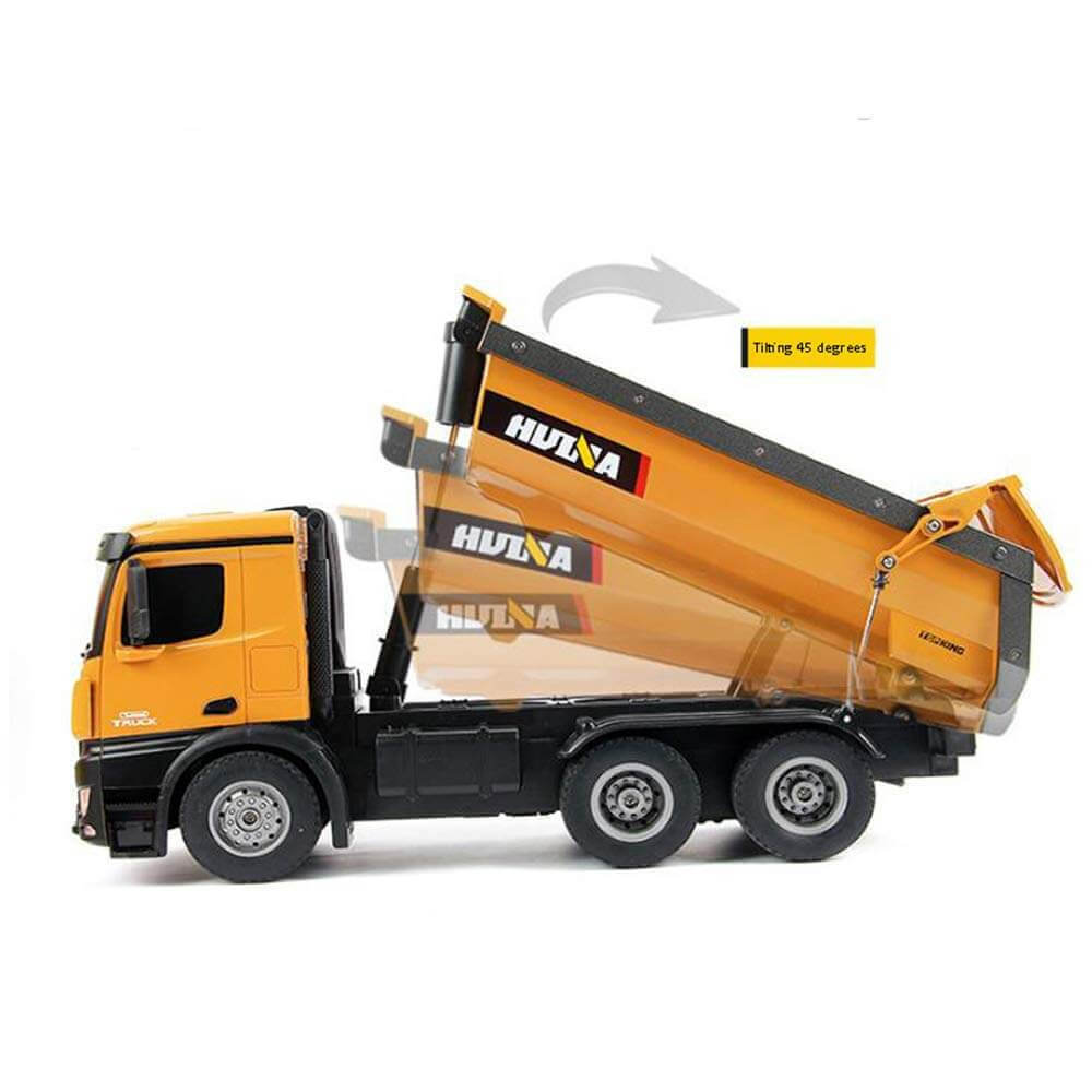 Camion Benne RC en Métal 1/14 - Huina 1573
