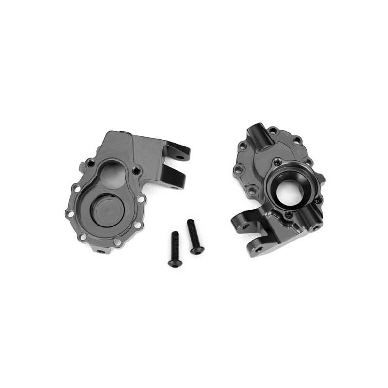 Carter de sortie de pont intérieur avant aluminium gris - Traxxas 8252A