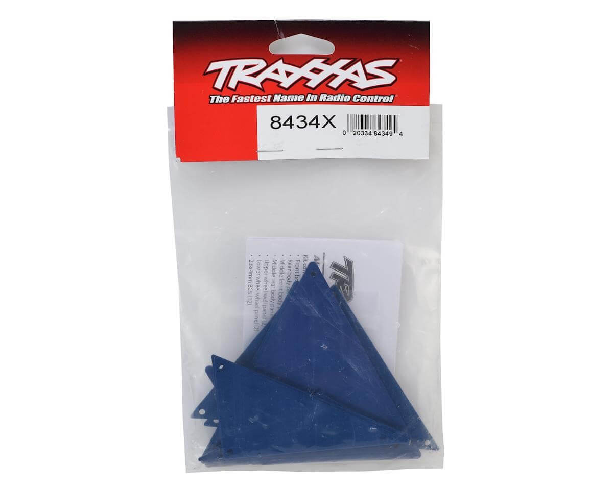 Châssis tubulaire, panneaux intérieurs en Alu Bleu - Traxxas 8434X