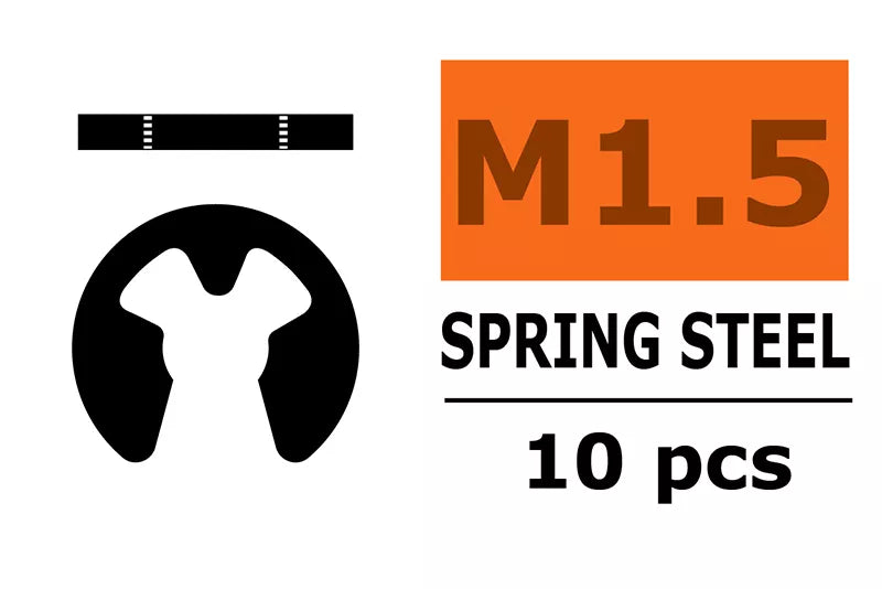 Eclips 1,5 mm acier à ressort (10 pcs) - GF-0158-002