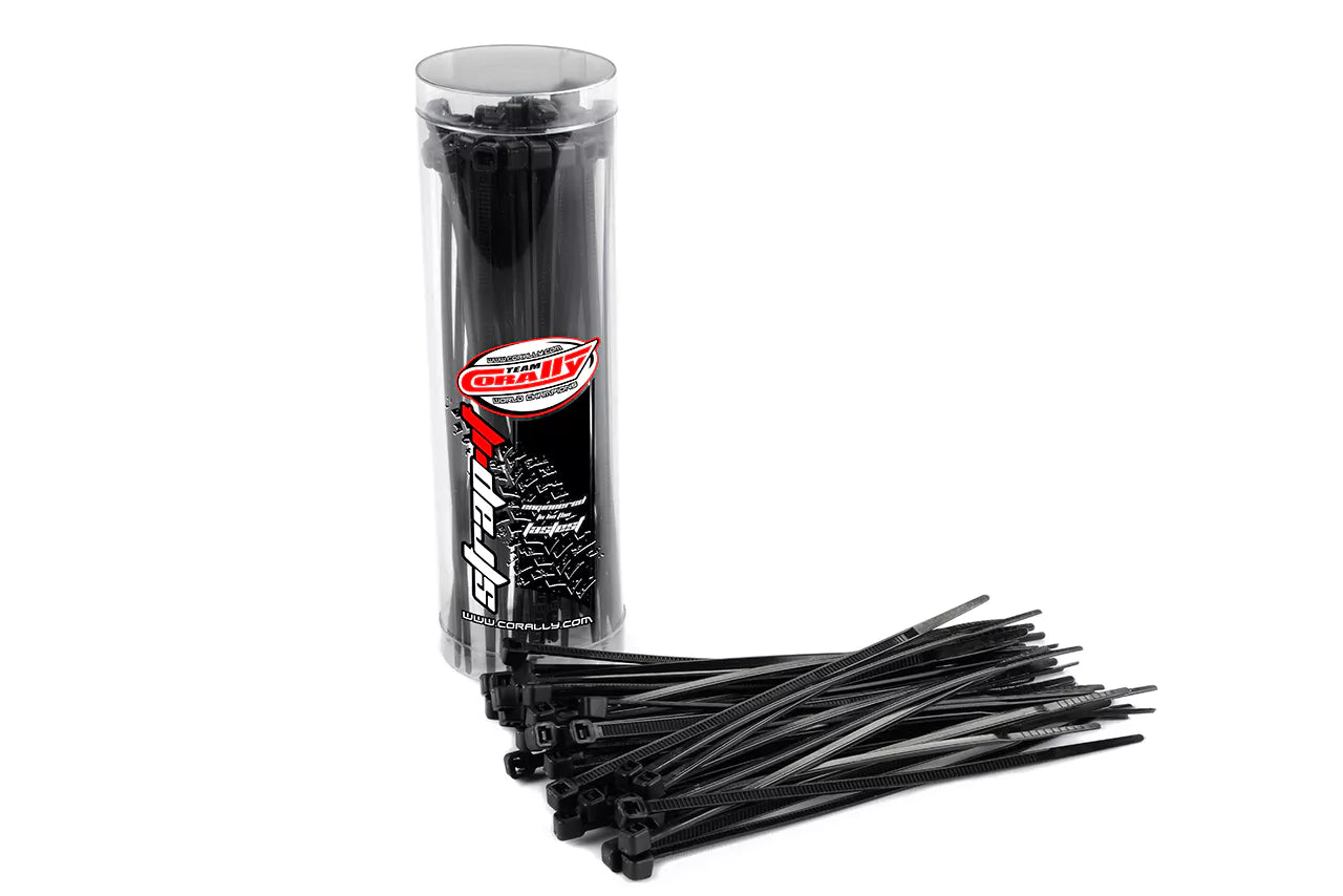 Lot de 50 Colliers nylon Noir 2,5x100mm Corally C-50507