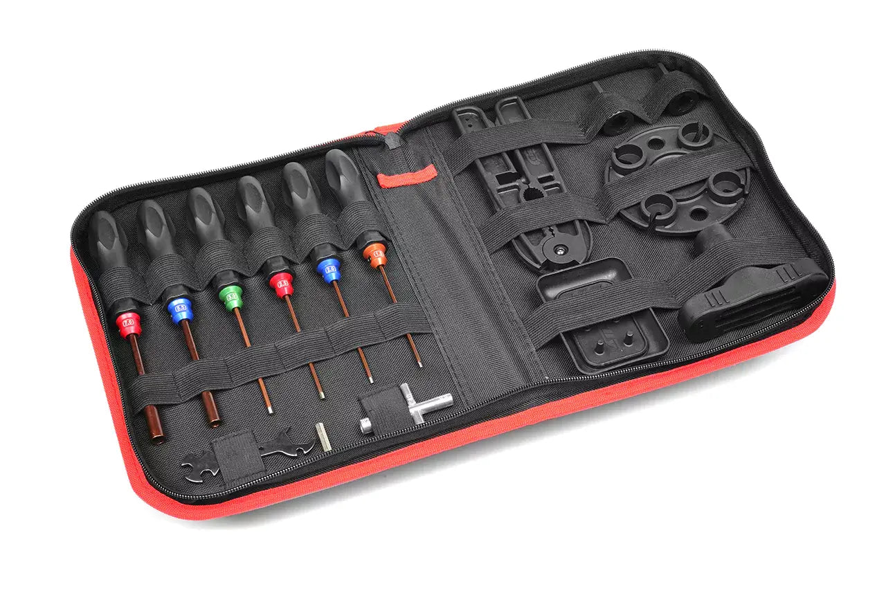 Coffret de 16 outils pour voiture télécommandée - C-16250 - Breizh Modélisme.