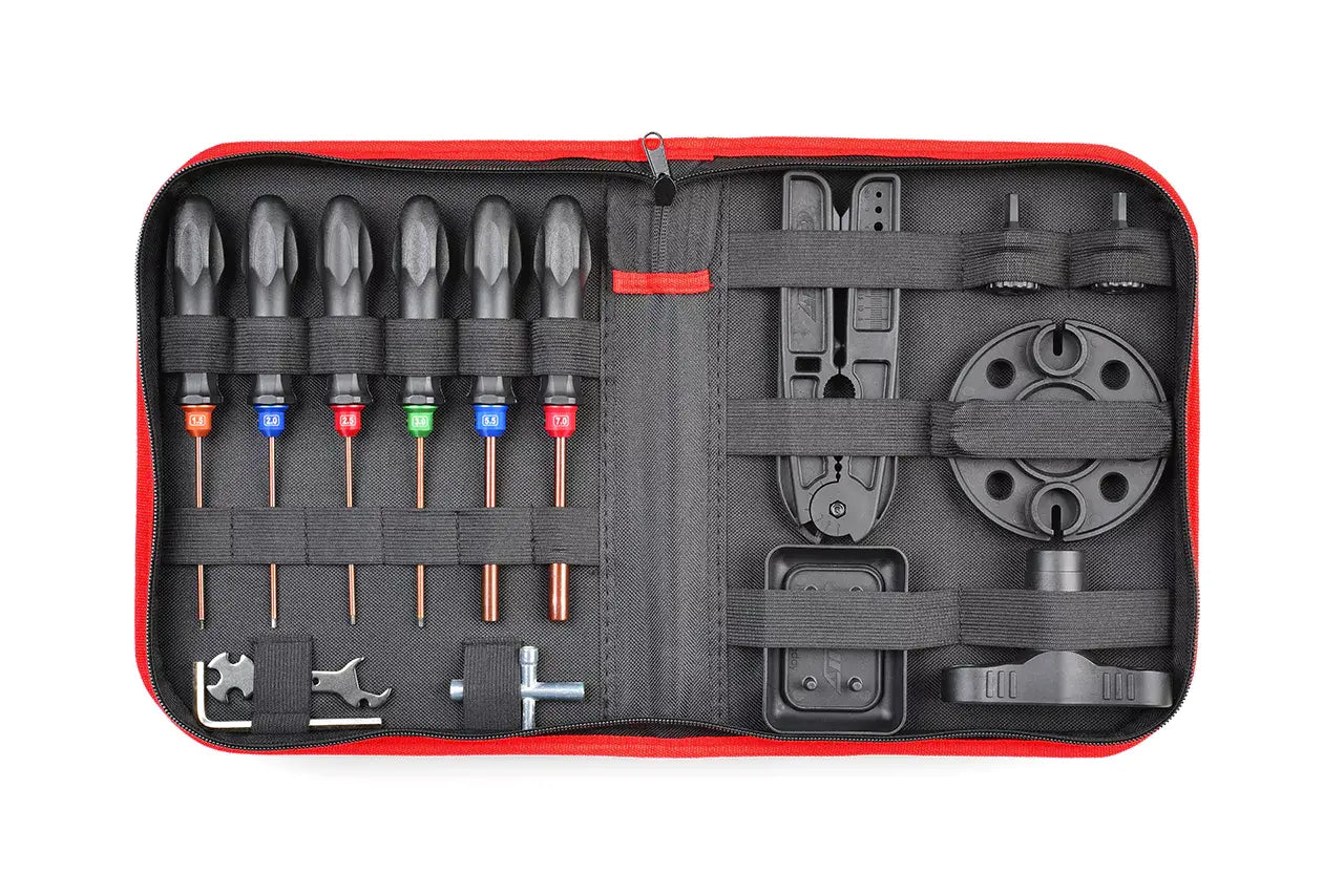 Coffret de 16 outils pour voiture télécommandée - C-16250 - Breizh Modélisme.