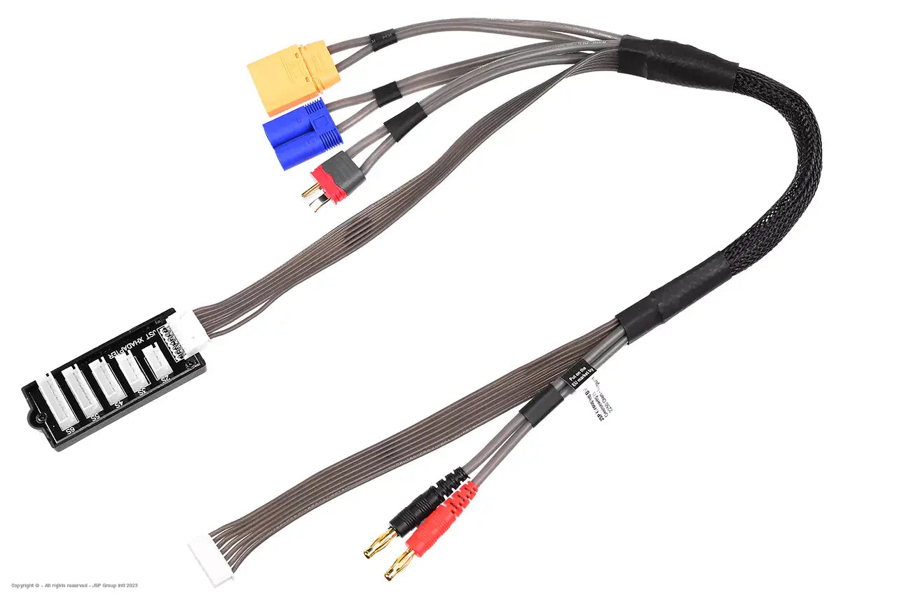 Câble de charge et d'équilibrage Pro Revtec prise Banane 4 mm - GF-1208-040