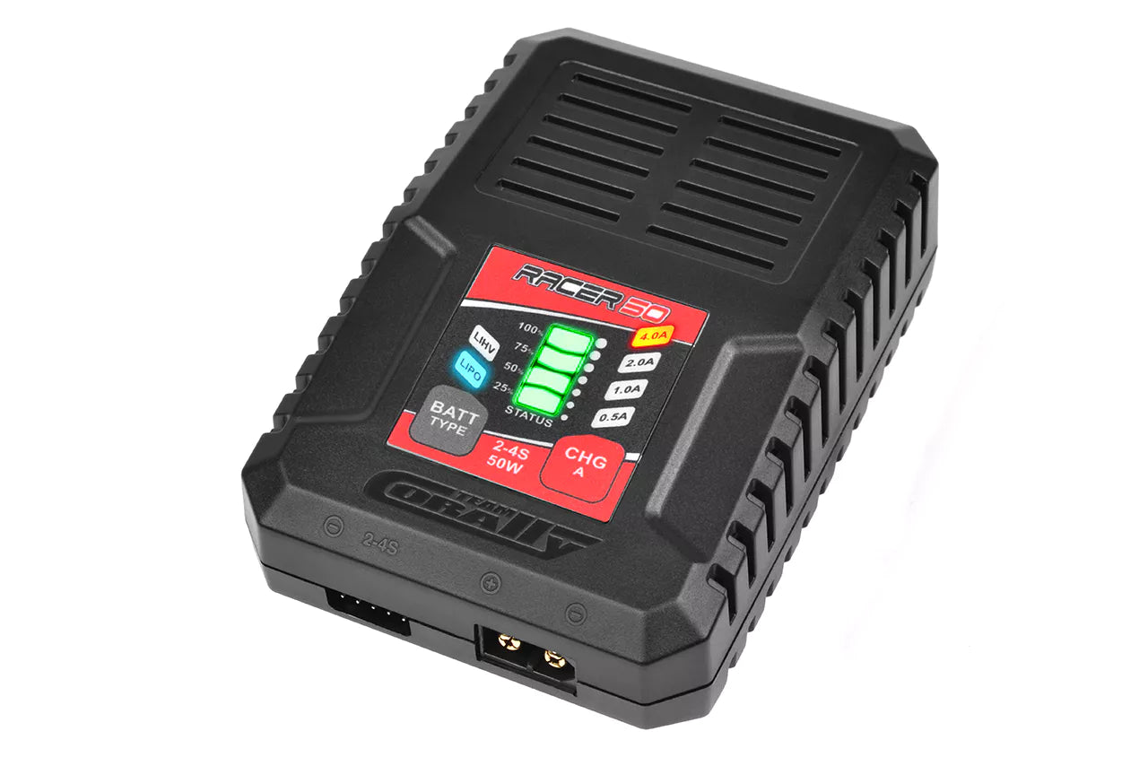 Chargeur secteur Racer 50 Team Corally 2-4S Lipo 50W Version EURO - C-51020-EU