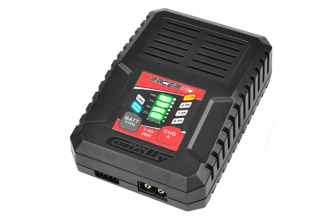 Chargeur lipo Racer 50 Corally 2-4S Lipo 50W prise XT60