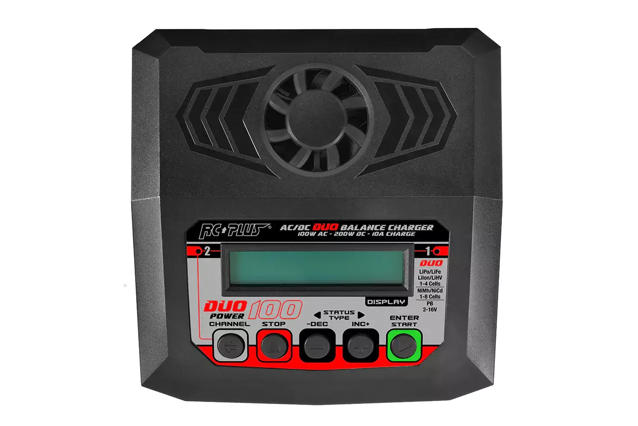 Chargeur lipo Duo rapide Lipo 1 à 4S et Nimh - 2x100W RC Plus