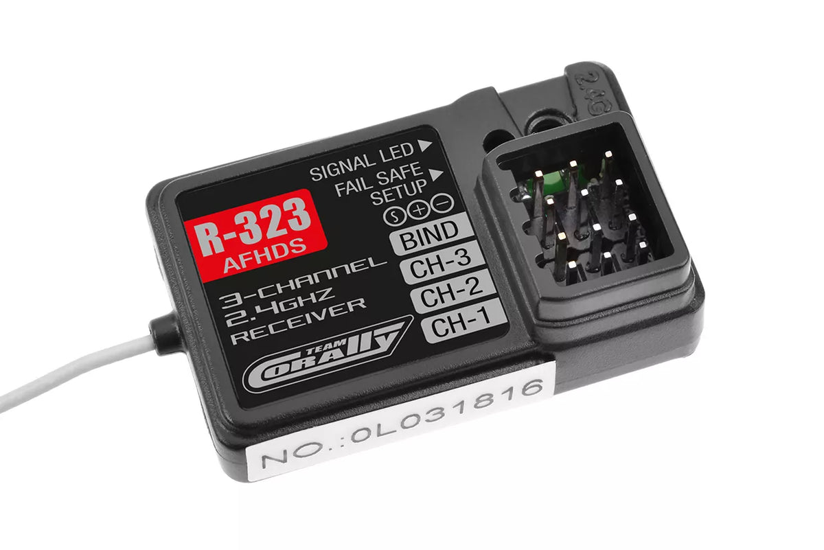 Récepteur 3 voies R-323 AFHDS 2,4 GHz Corally - C-59050 - Breizh Modélisme.