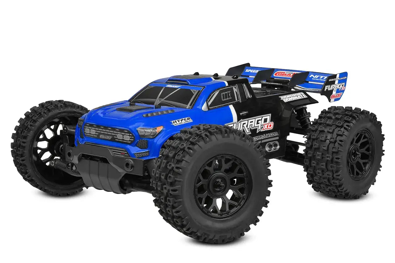 Corally Furago XD 1/12 RTR Monster Truck bleu - Breizh Modélisme.