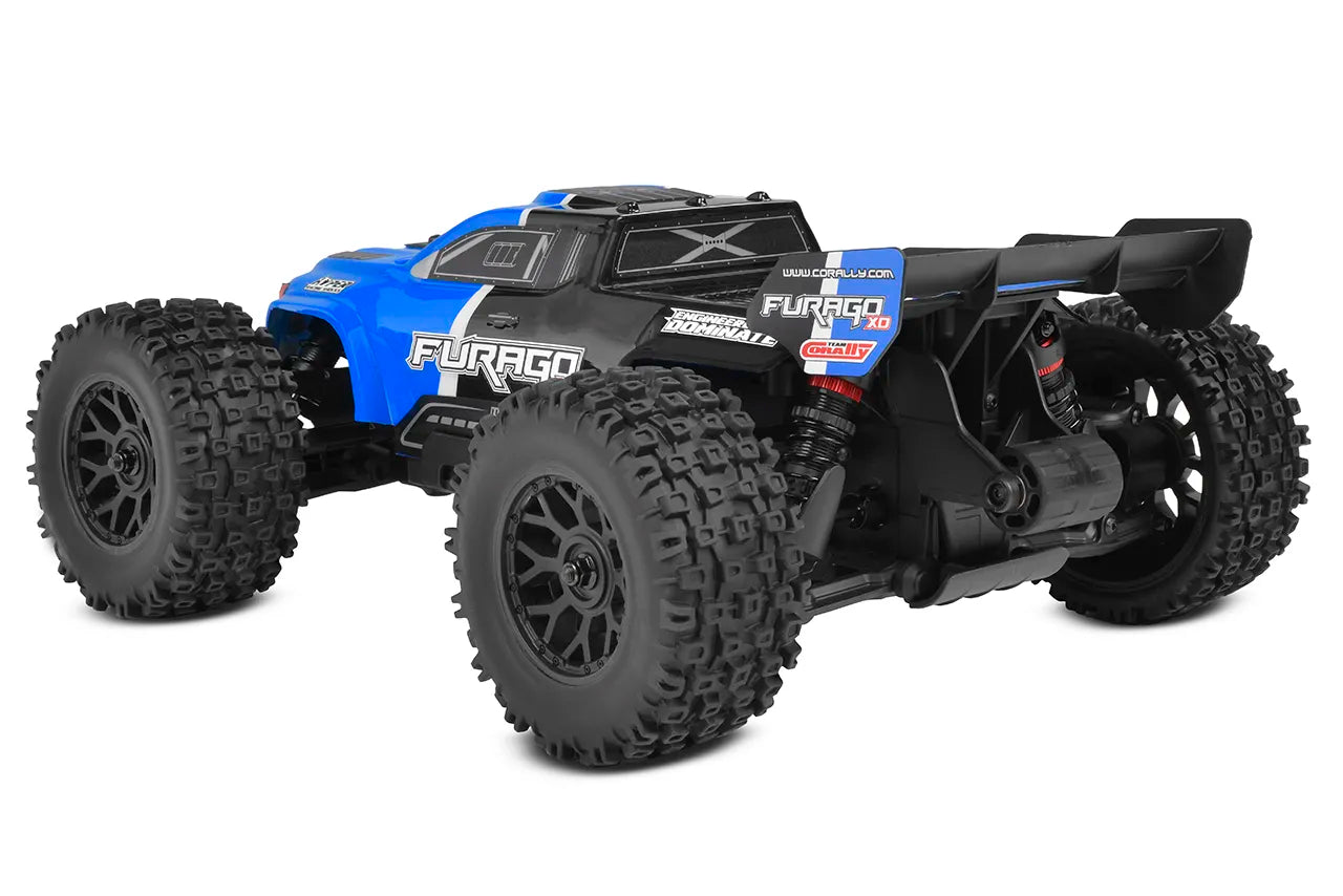 Corally Furago XD 1/12 RTR Monster Truck bleu - Breizh Modélisme.