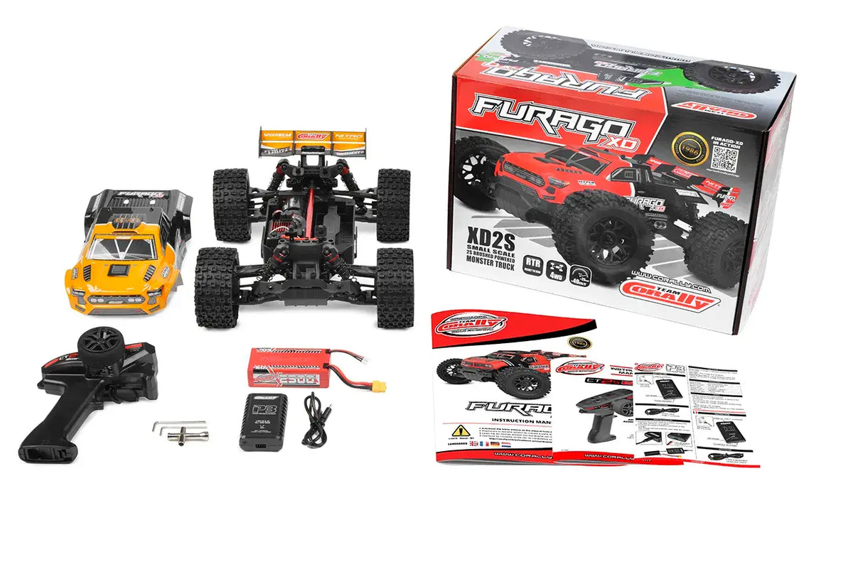 Corally Furago XD 1/12 RTR Monster Truck orange