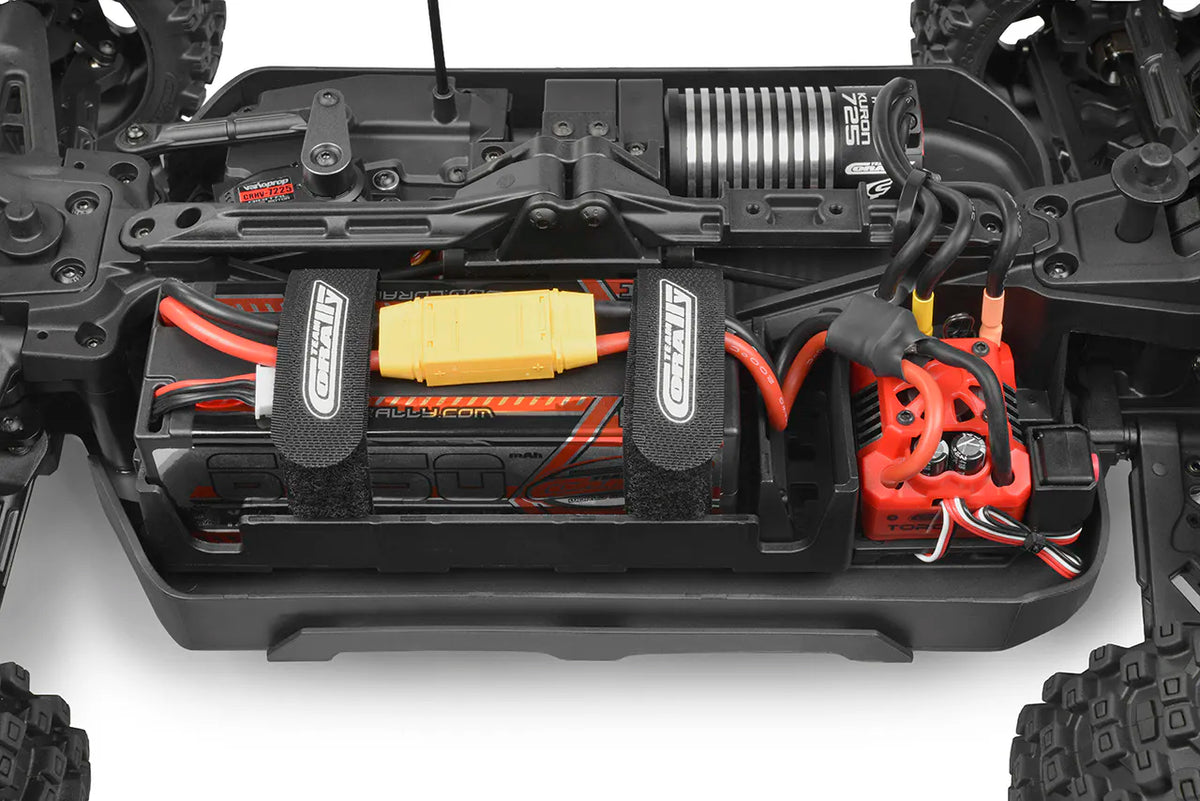 Corally Syncro-4 orange – Buggy RC 1/8 4x4 Brushless RTR – C-00295-O - Breizh Modélisme.