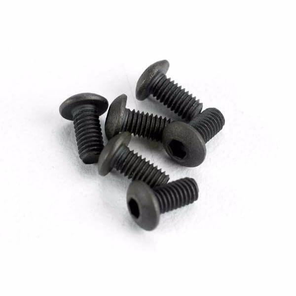 6 Vis BHC tête bombée M3x6 Traxxas 2575
