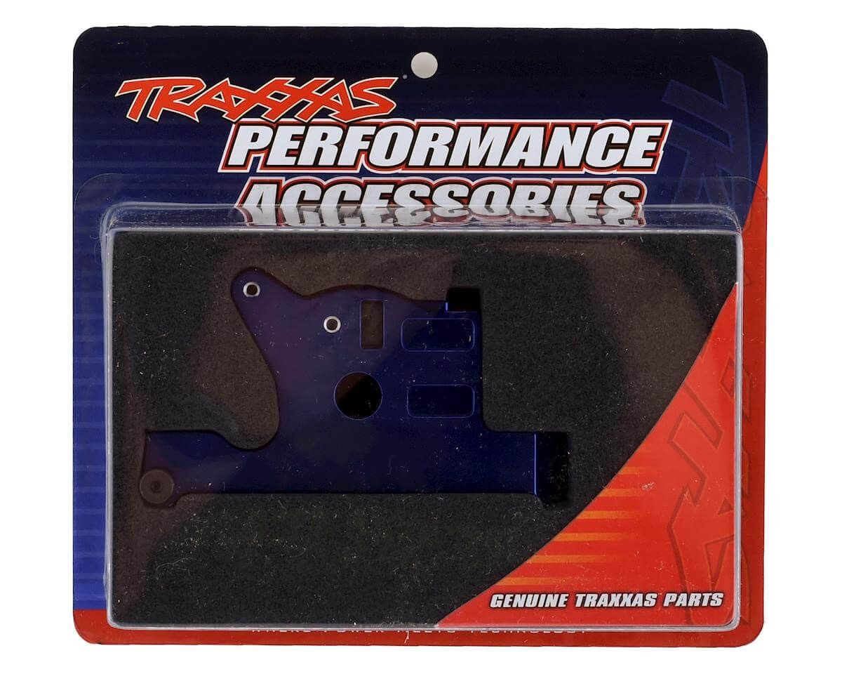 Support moteur aluminium Rustler 4x4 VXL, Slash 4x4 - Traxxas 7460R