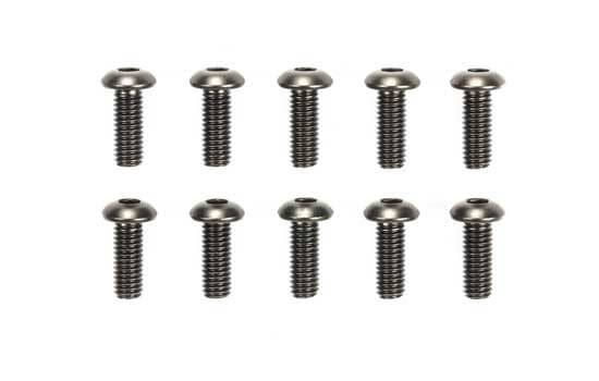 Vis 3x8mm acier Tête ronde (x10) - Tamiya 51626