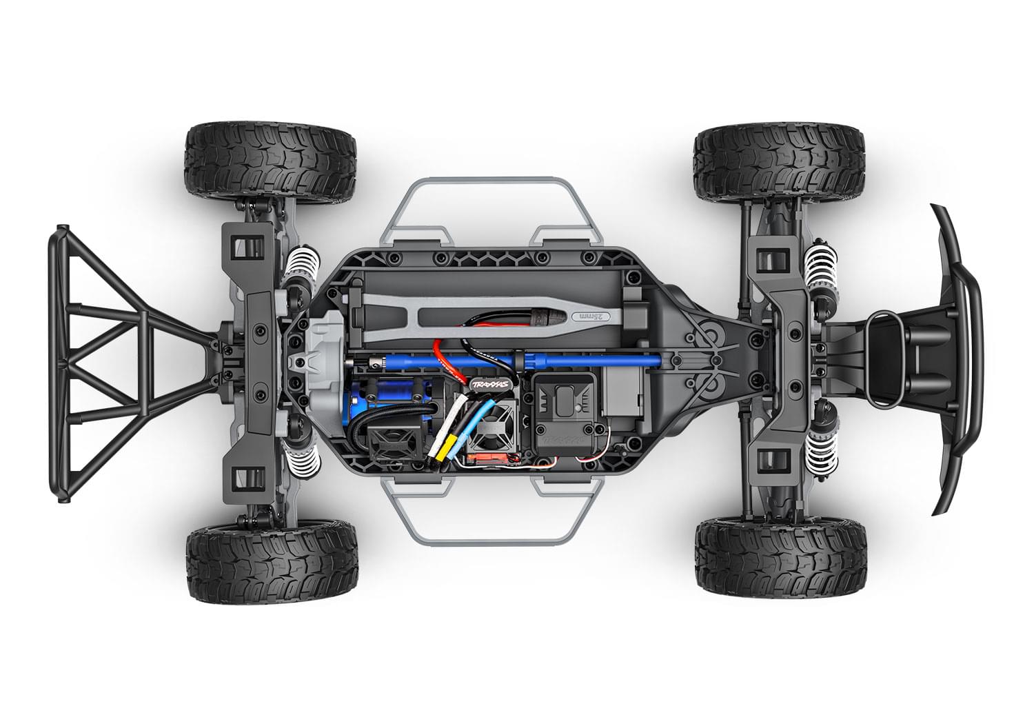 Traxxas Slash 4x4 VX3 Brushless vert 68454-4- - Breizh Modélisme.