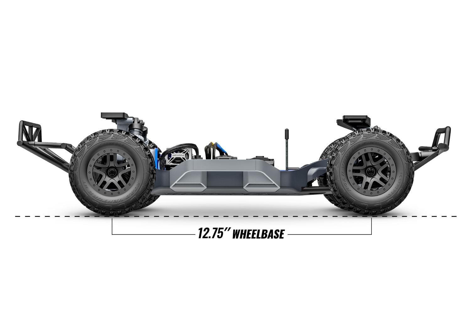 Traxxas Slash 4x4 VX3 Brushless vert 68454-4- - Breizh Modélisme.