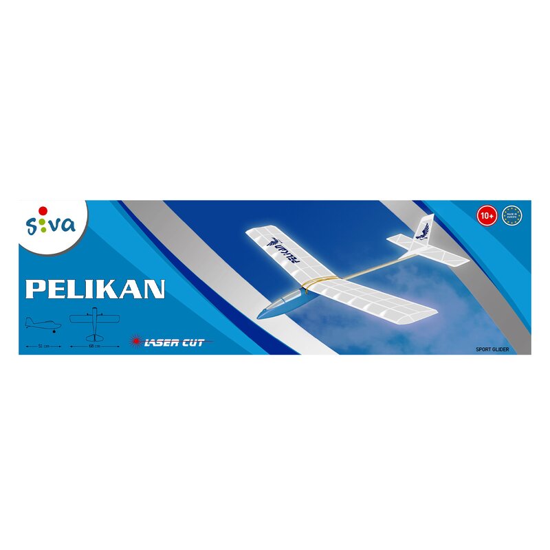Pelikan Maquette de vol libre en kit bois 68cm