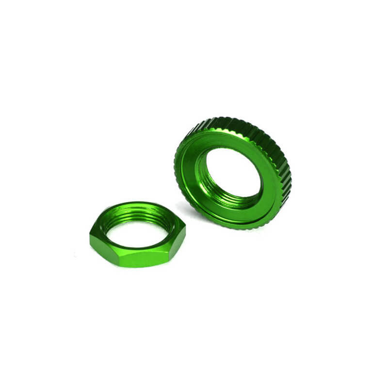 Écrou de sauve-servo aluminium vert - Traxxas 8345G