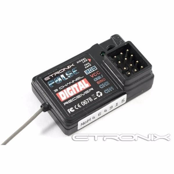 Radio 2 voies Voiture RC Etronix Pulse GFSK 2.4ghz - ET1060