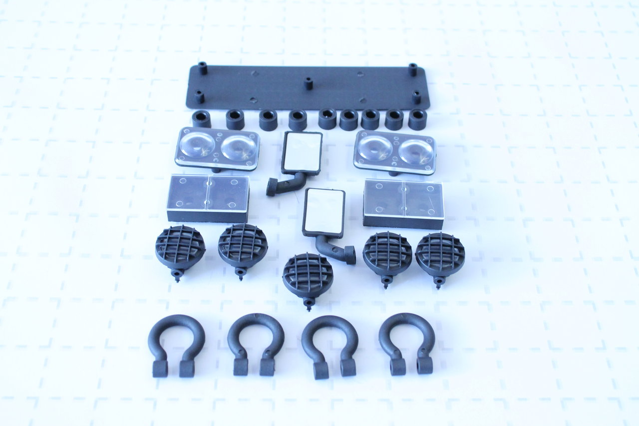 Éléments de carrosserie pour le modèle 3014 - DF Models 7155