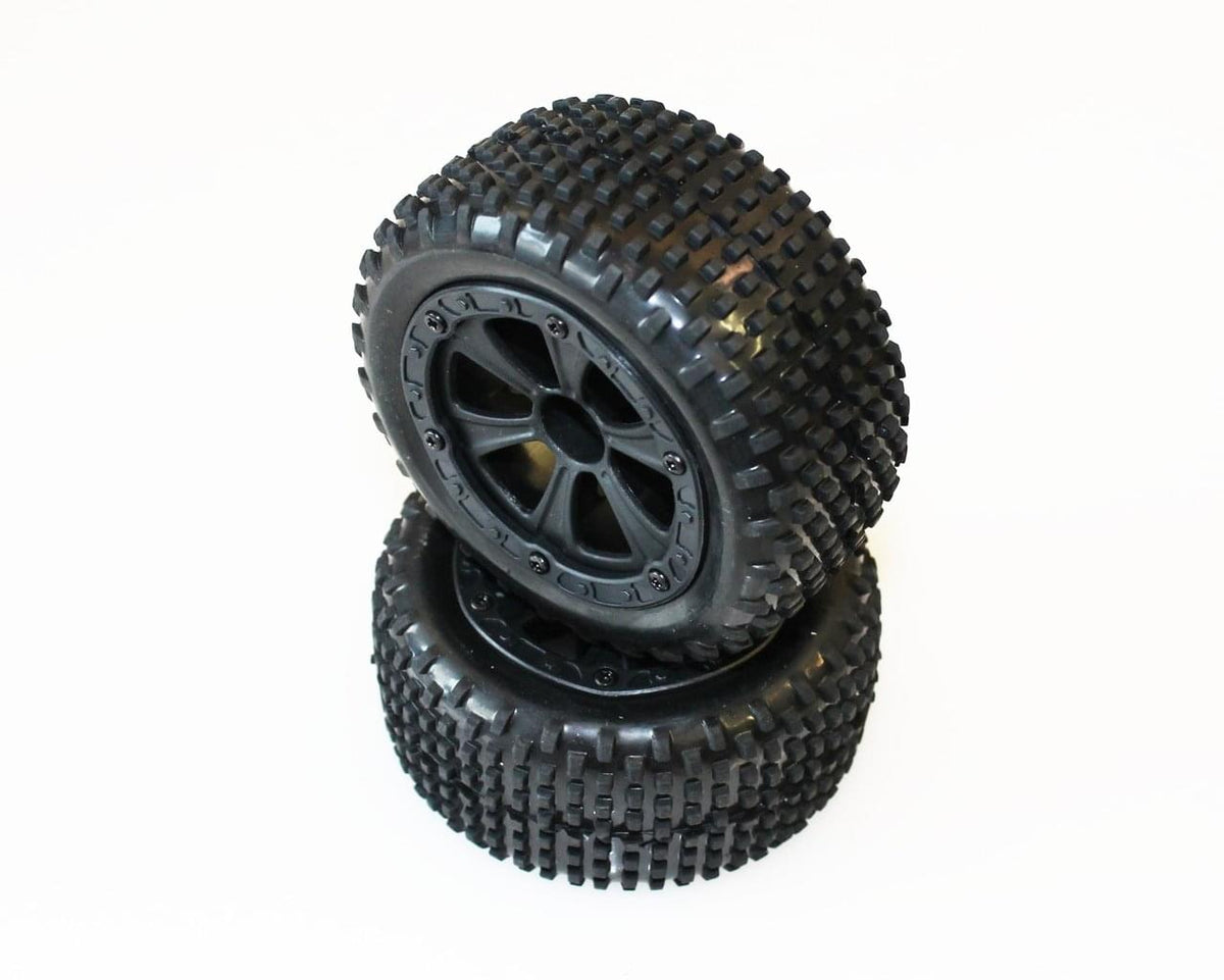 Roues avec jantes arrière (2) Crusher Buggy - DF Models 7201