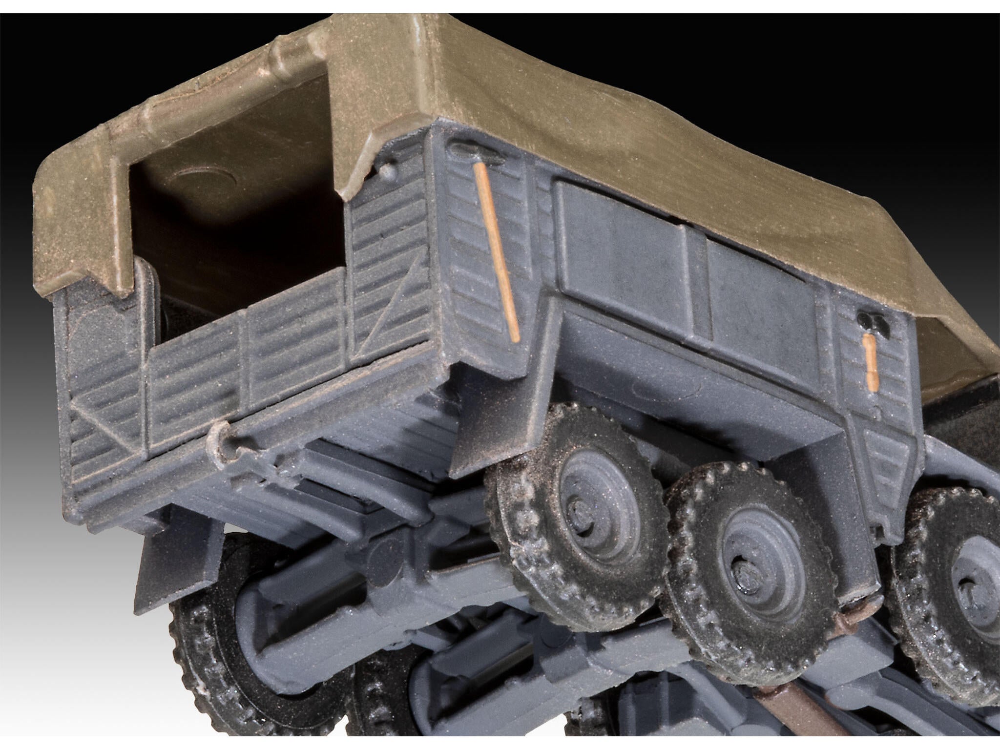 Maquette Revell Starter kit 73344 Krupp Protze KFZ 69 with 3,7cm Pak avec accessoires de base