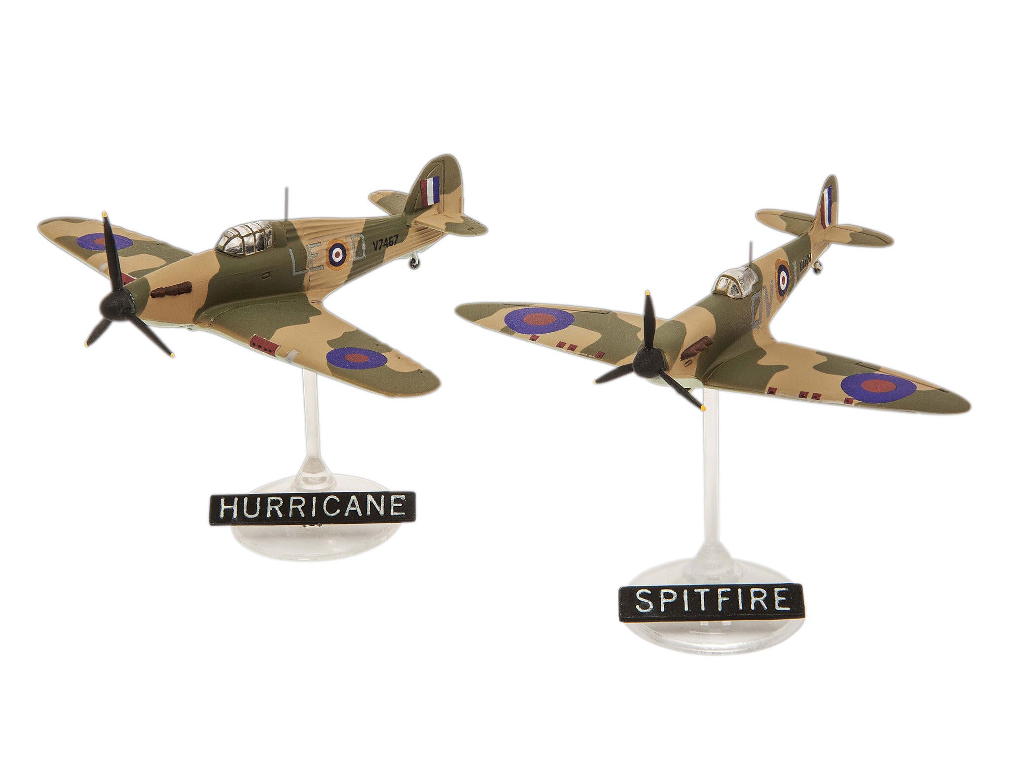 Maquette Revell Starter kit 77771 Spitfire Mk.Ia & Hurricane Mk.I avec accessoires de base