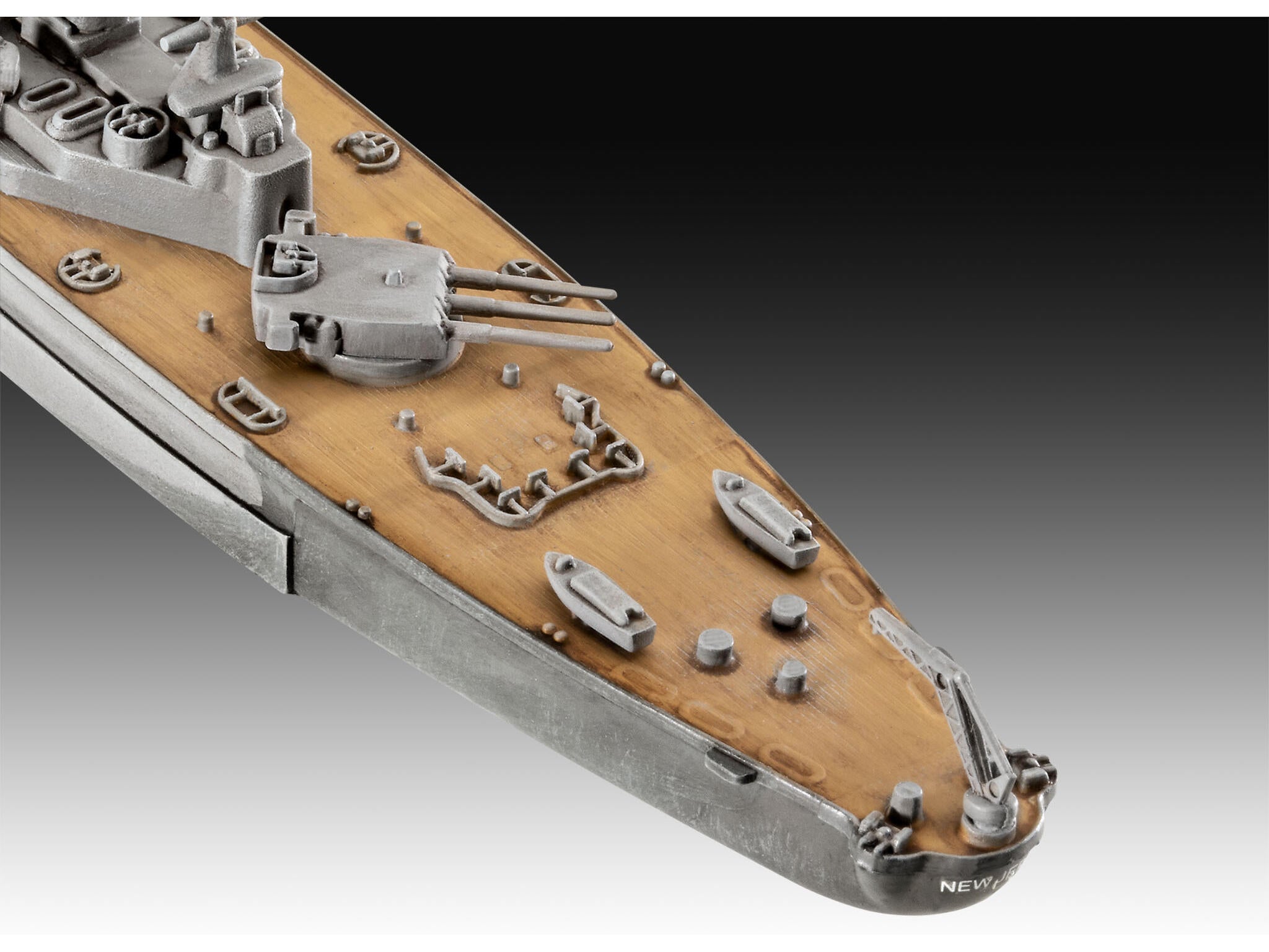 Maquette Revell Starter kit 75183 Battleship USS New Jersey avec accessoires de base