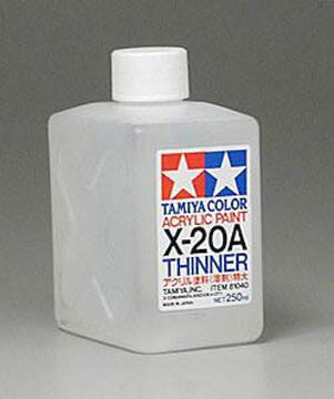Peinture Maquette Diluant Acrylique XL 250ml - Tamiya 81040 -