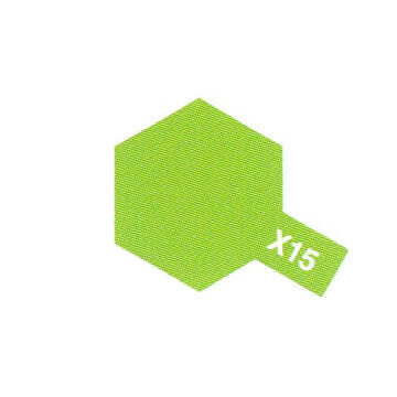 Peinture Acrylique Maquette X15 Vert Pele brillant - Tamiya 81515 -