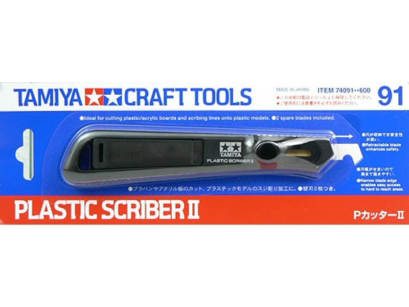 Outillage Maquette Outil a graver p/plastique - Tamiya 74091 -
