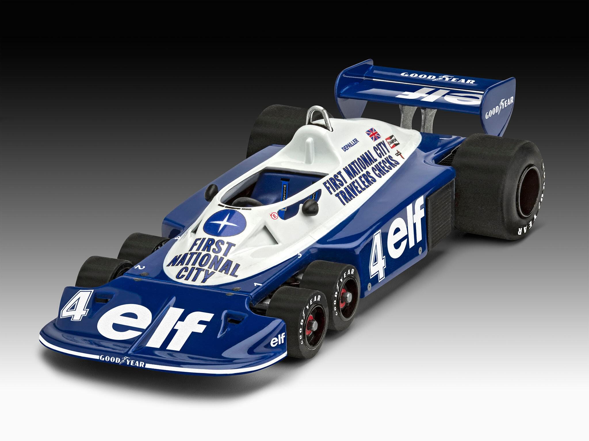 Maquette Revell Starter kit 77741 Tyrrell P34/2 6-Wheeler avec accessoires de base