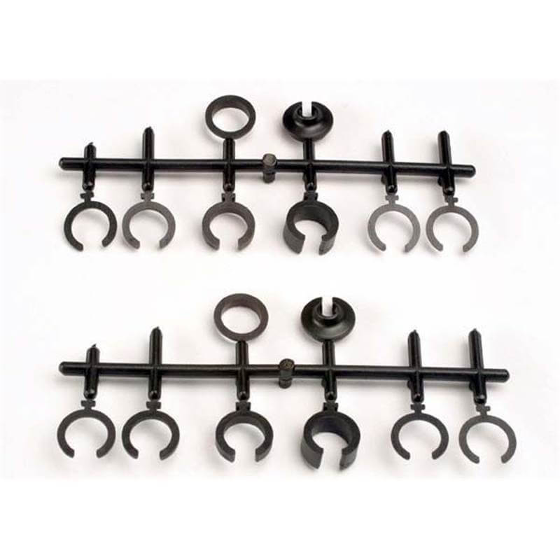 Coupelles d'amortisseurs + Molette et piston x2 - Traxxas 2668