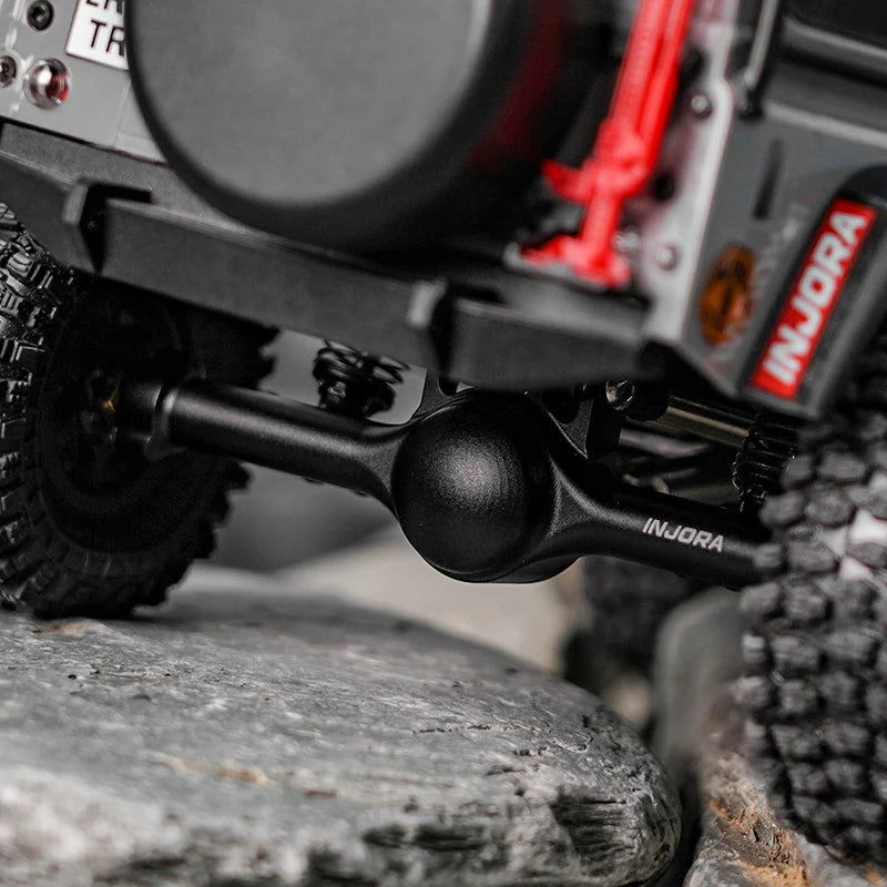 Axes planétaires INJORA +4 mm avec fusées de direction en laiton pour TRX4M 1/18