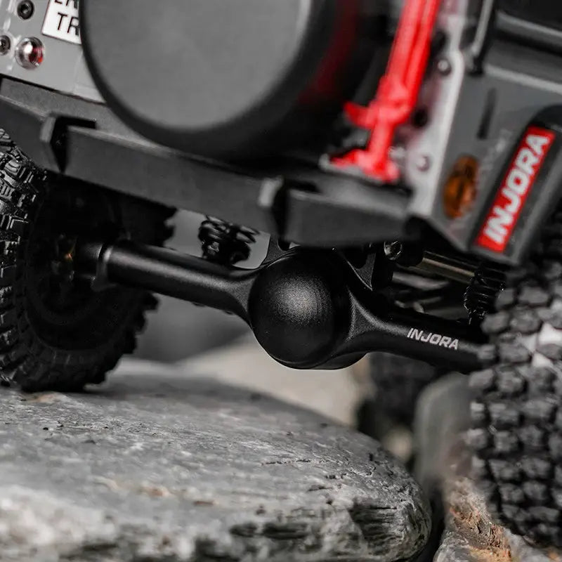 Kit de châssis universel INJORA LCG pour mise à niveau TRX4M 1/18 (fibre de carbone) - Breizh Modélisme.