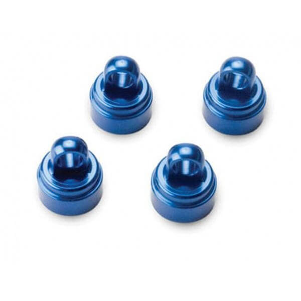Bouchons d'amortisseurs alu anodisés Bleu x4 - Traxxas 3767A