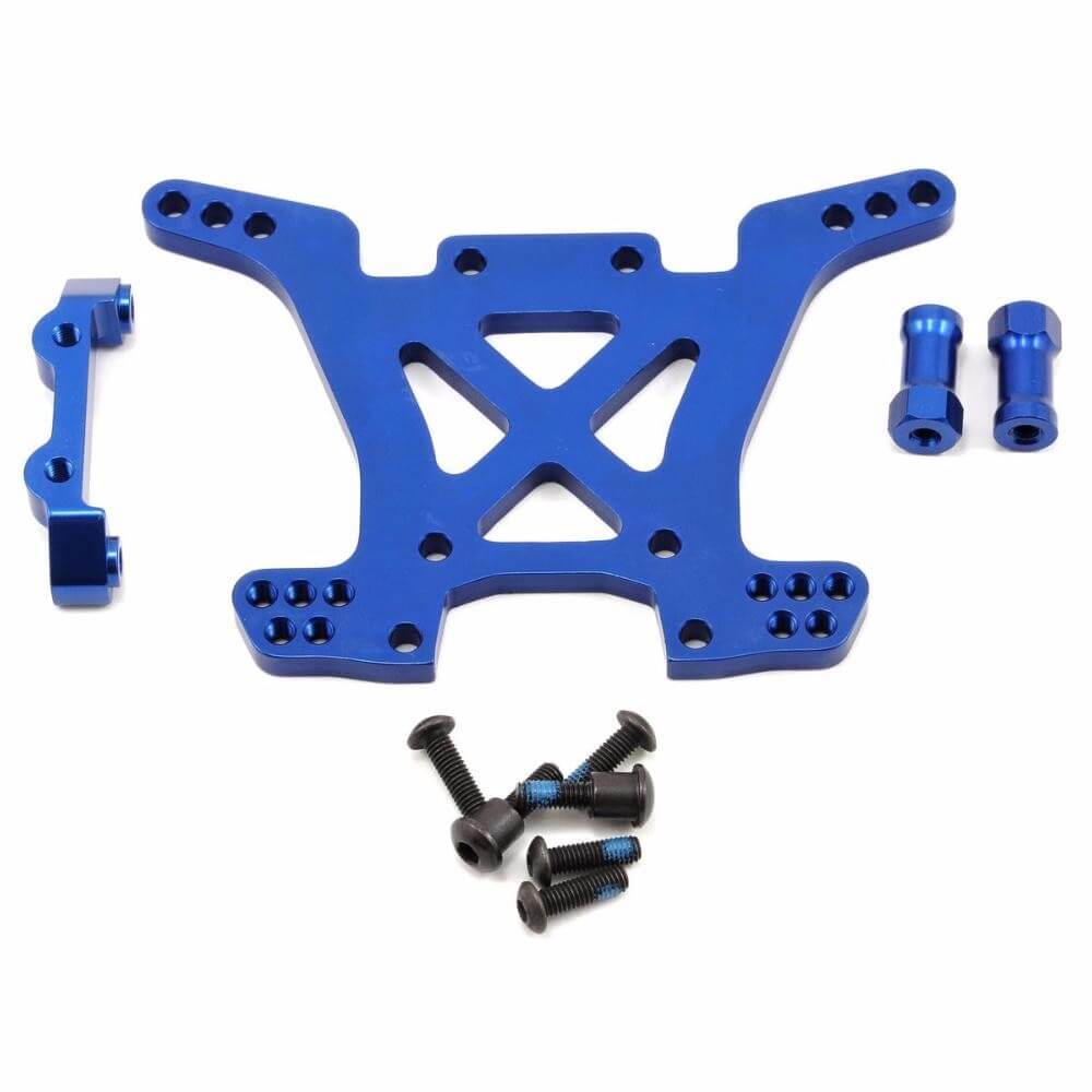 Support d'amortisseurs ARR Alu anodisé Bleu - Traxxas 6838X