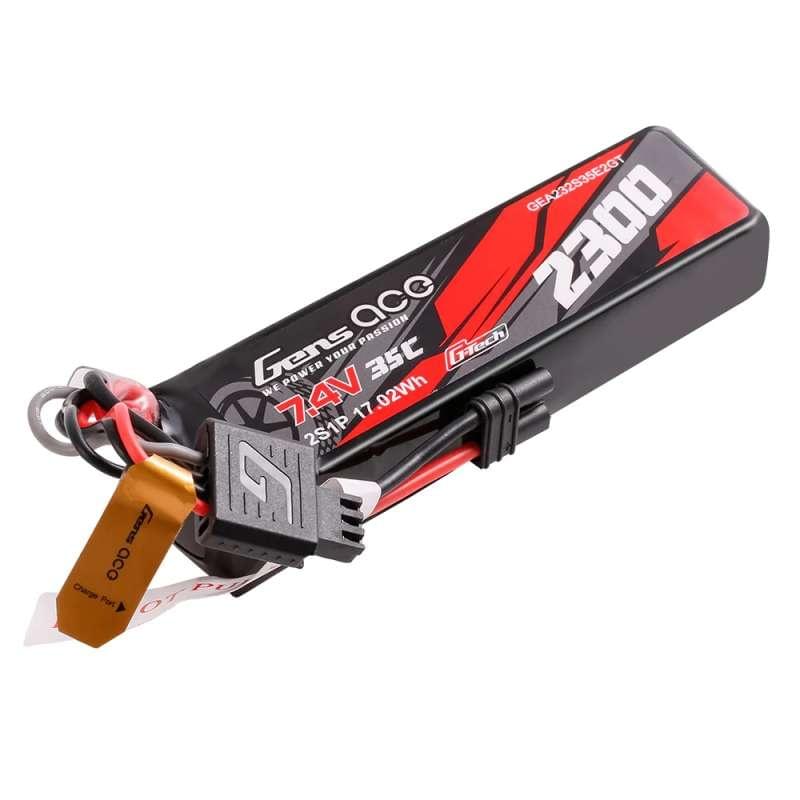Batterie Lipo Gens Ace G-Tech 2300mAh 2S 7.4V 35C iEC2 Arrma Grom